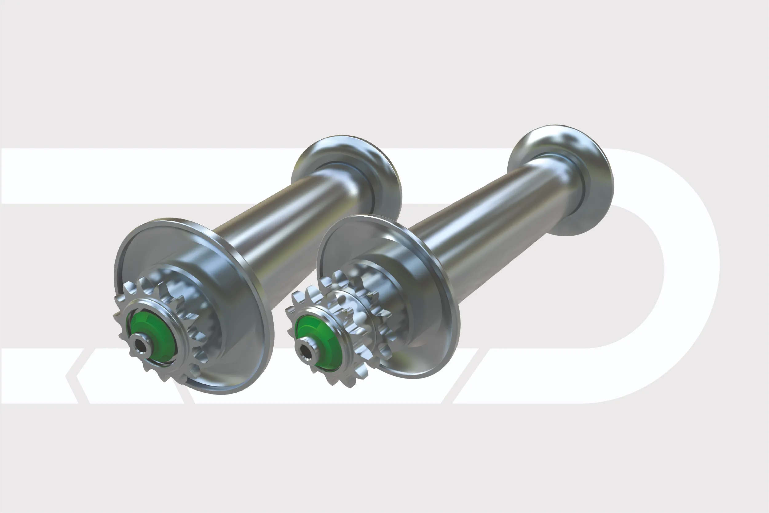 Powered Conveyor Roller with Stainless Steel Flange
